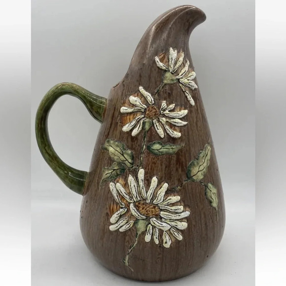 Steubenville Pottery‎ American Modern Daisy Water Pitcher - Picture 1 of 9